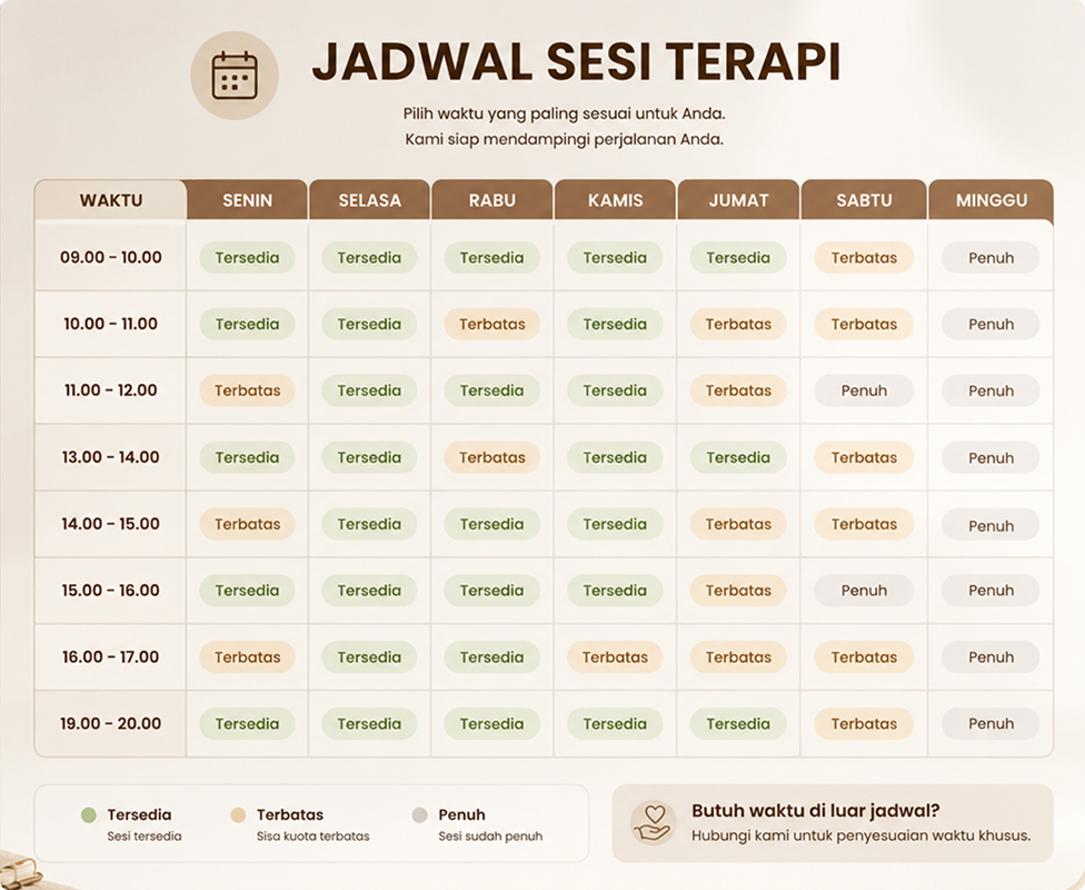 Jadwal Terapi